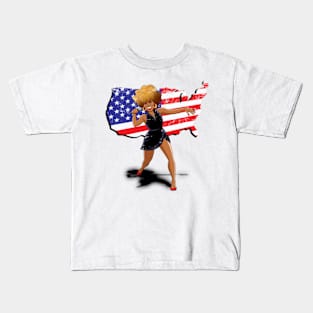 tina turner for america Kids T-Shirt